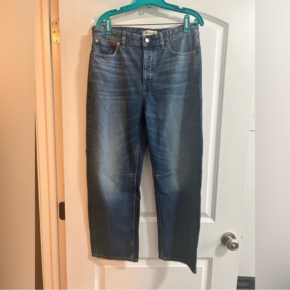 MADEWELL The Darted Barrel-Leg Jean size 28